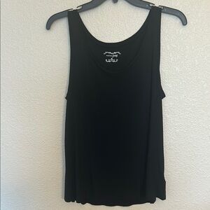 Maison Jules Black Sleeveless Tank Top